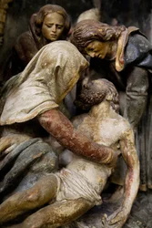 Altarbild, rechte Tafel, (Detail)